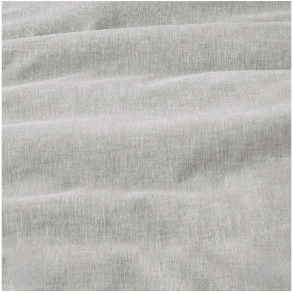 Hearth & Hand With Magnolia 3pc King Linen Blend Duvet Set Jet Gray
